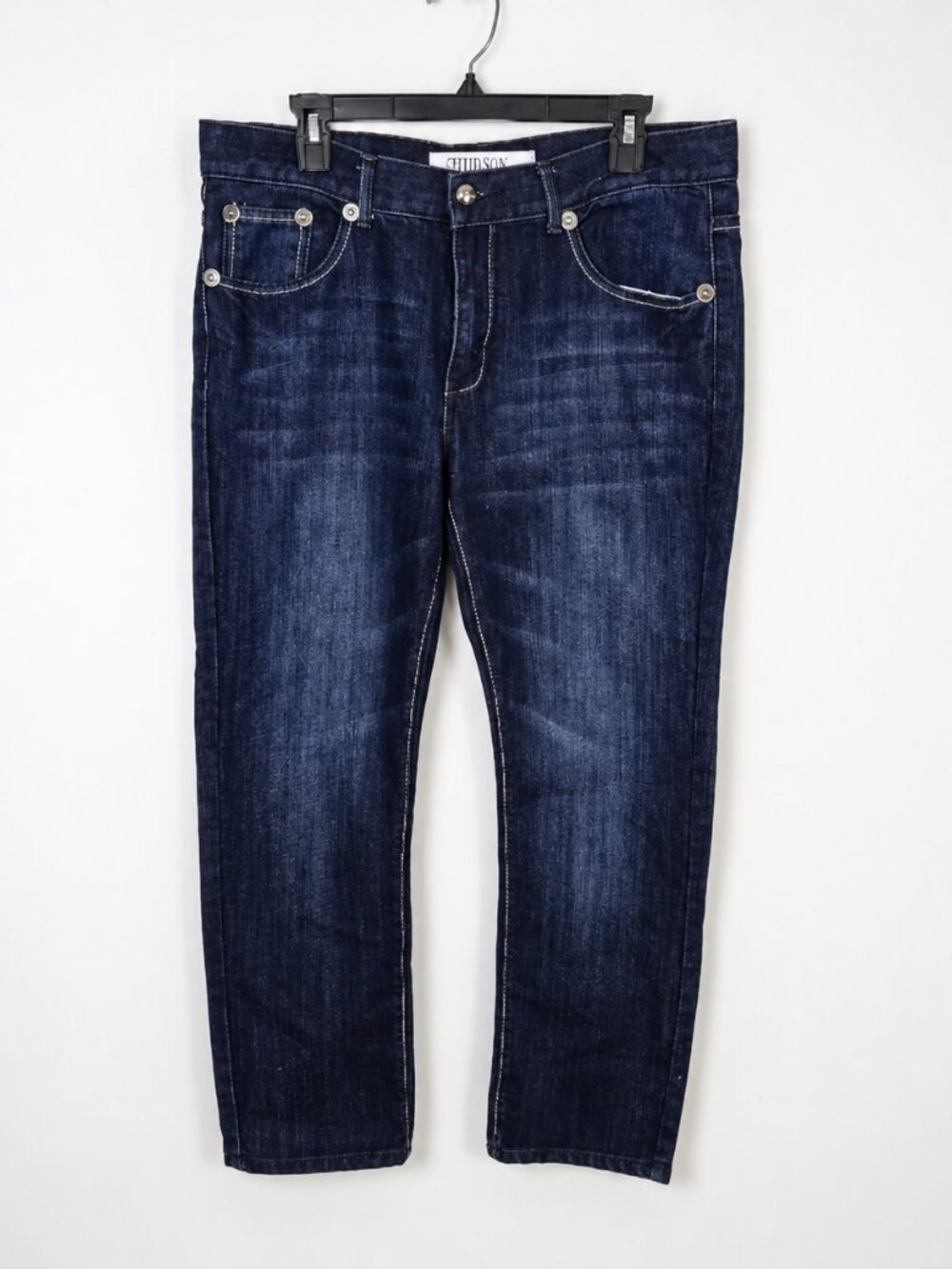 Mens 34 Dark Wash Slim Straight Jeans Blue Rag NWOT